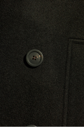 Black Officer Coat Rick Owens - SchaferandweinerShops Italy